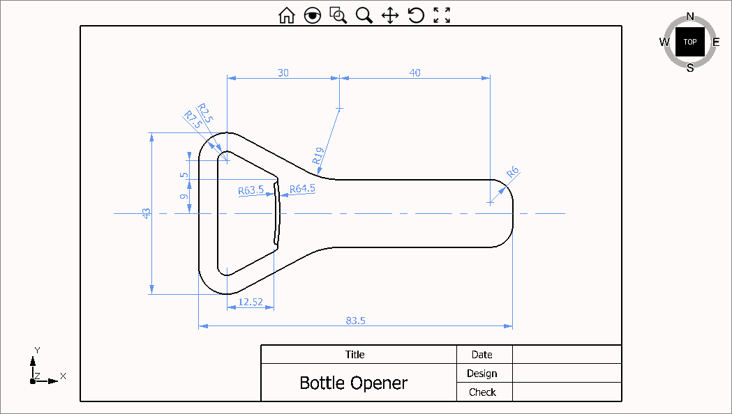 bottle opener dimensions